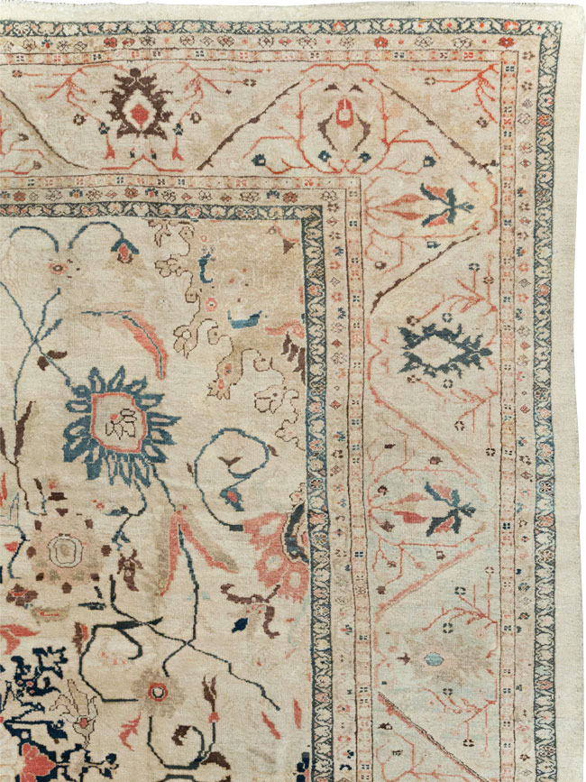 Antique Persian Sultanabad Large Carpet, No.32316 - Staging