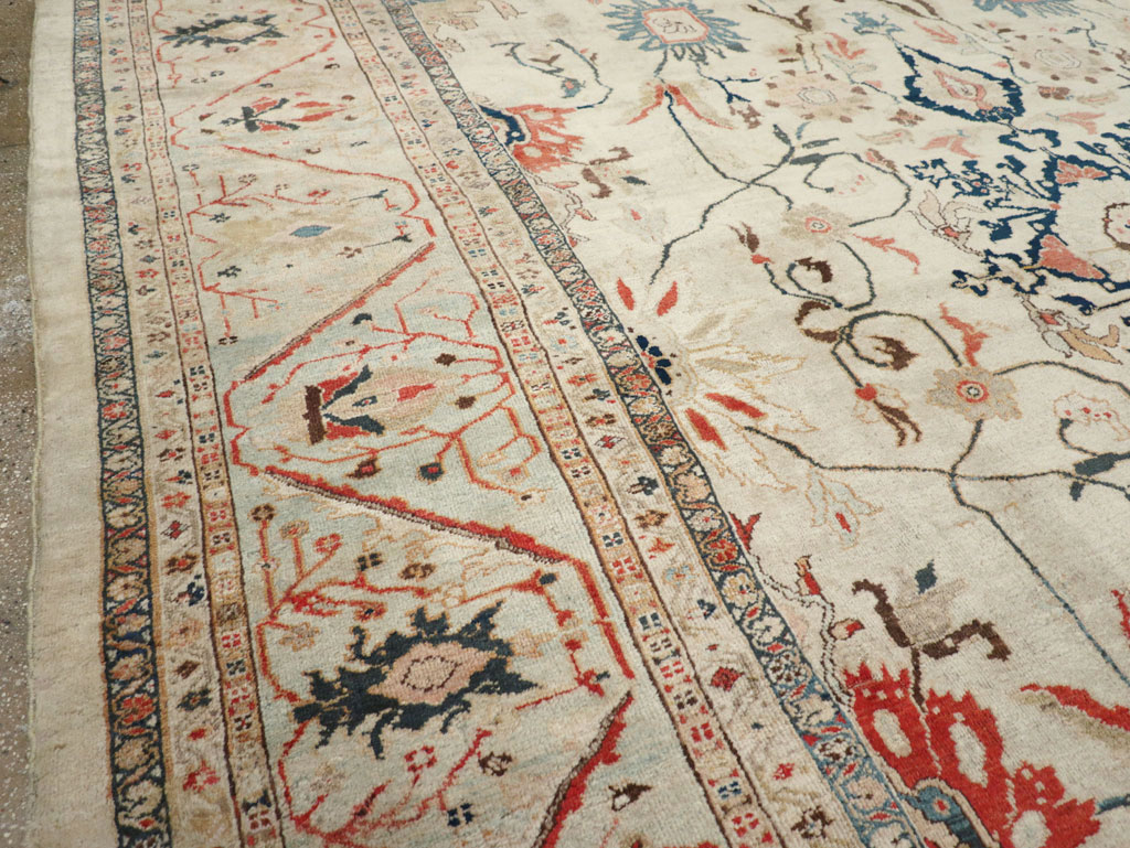 Antique Persian Sultanabad Large Carpet, No.32316 - Staging