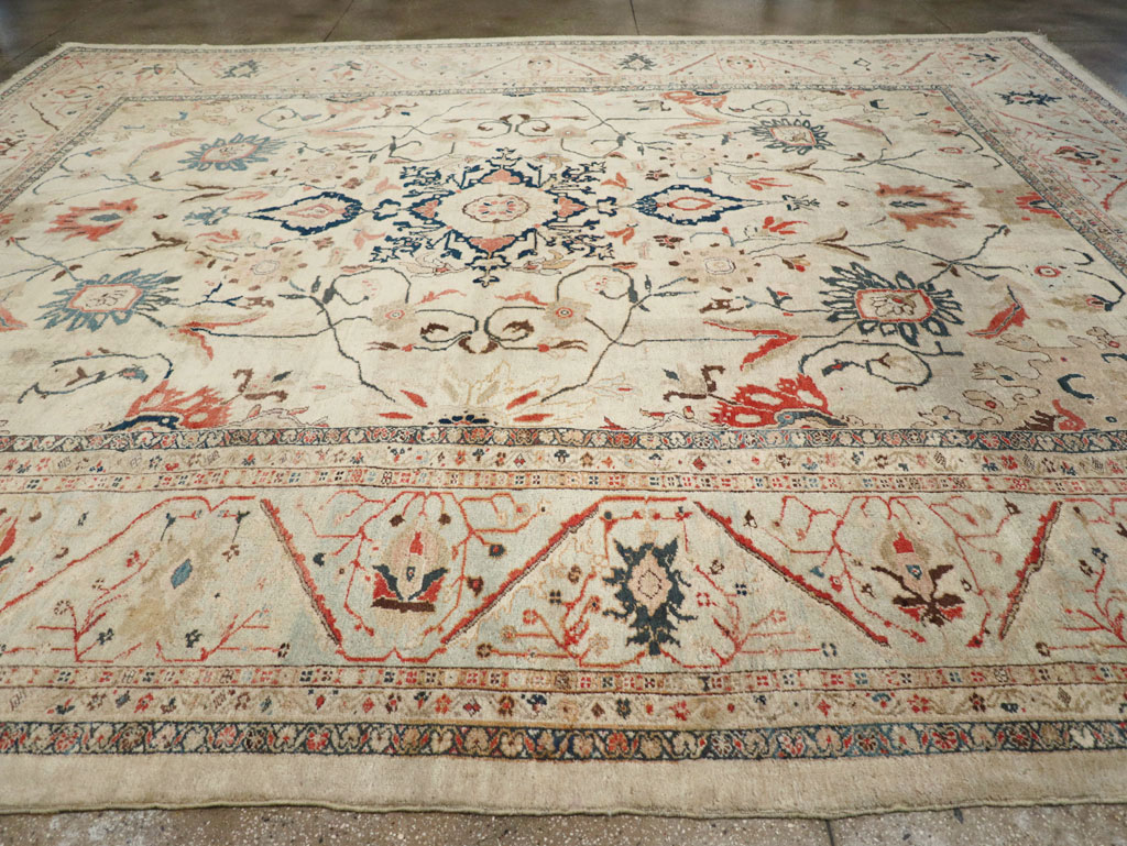Antique Persian Sultanabad Large Carpet, No.32316 - Staging