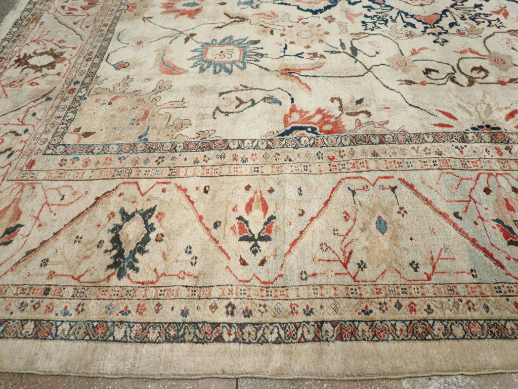 Antique Persian Sultanabad Large Carpet, No.32316 - Staging