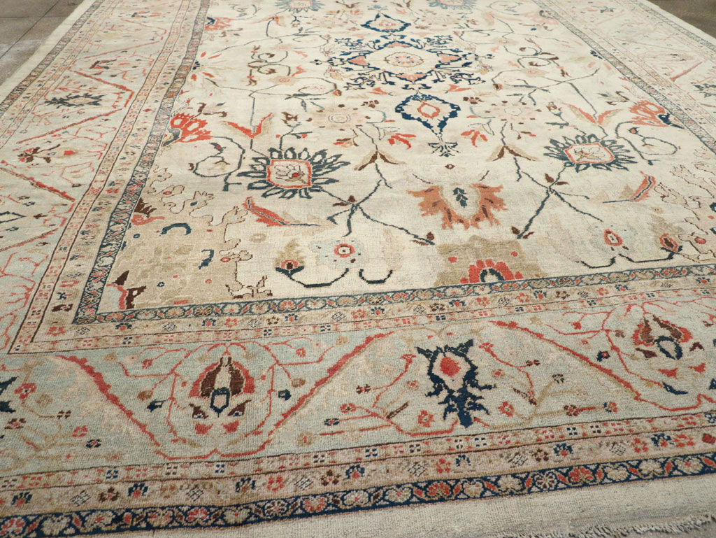 Antique Persian Sultanabad Large Carpet, No.32316 - Staging