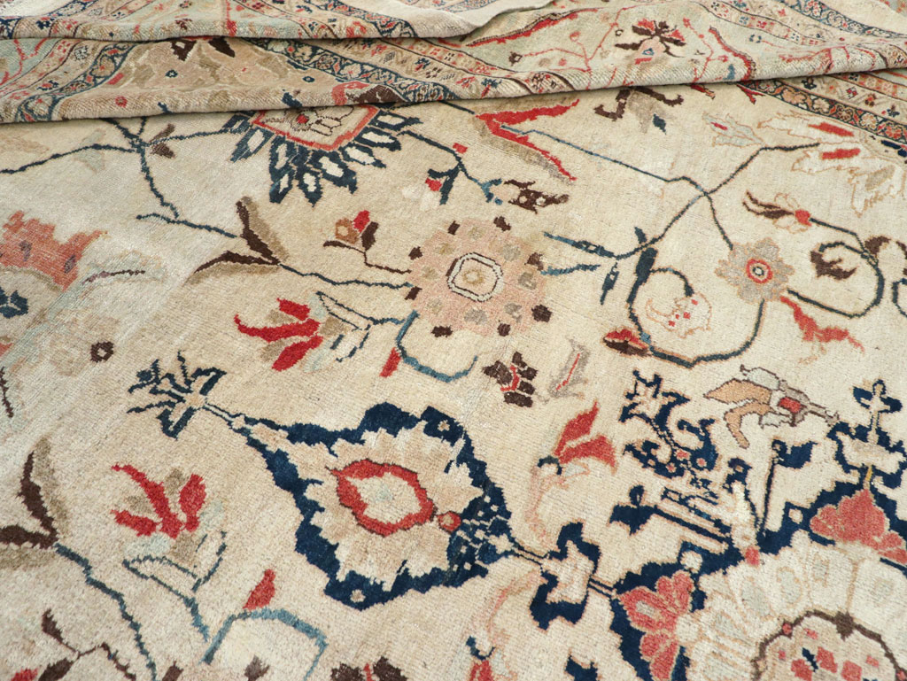 Antique Persian Sultanabad Large Carpet, No.32316 - Staging