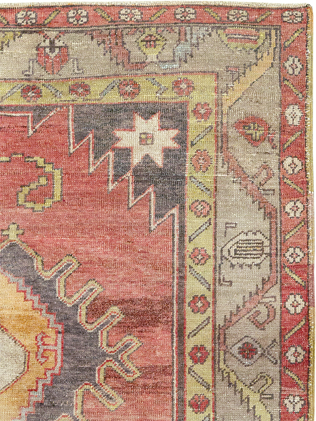 Vintage Turkish Anatolian Gallery Rug, No.32326 - Staging