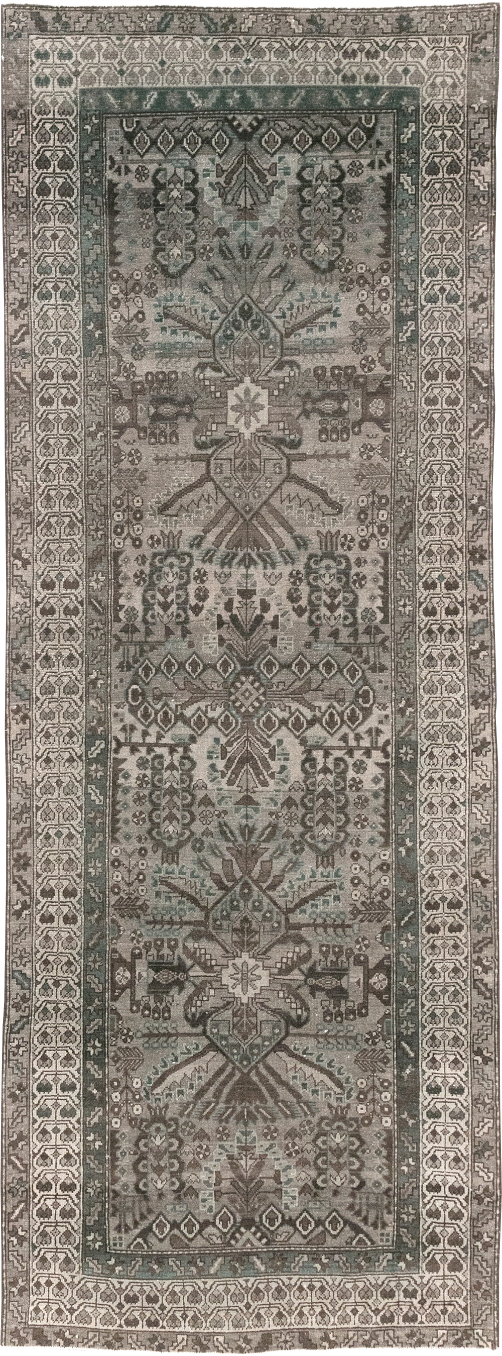 Vintage Persian Malayer Runner, No.32330 - Staging