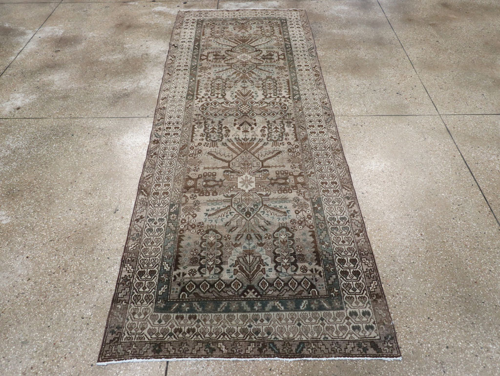 Vintage Persian Malayer Runner, No.32330 - Staging