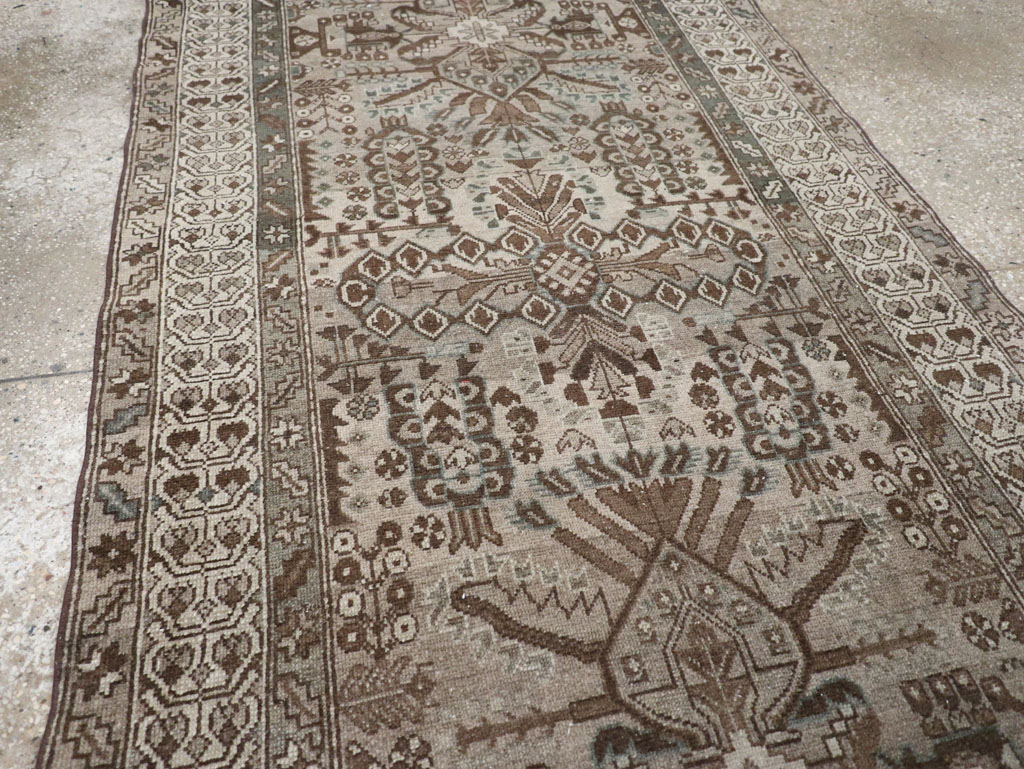 Vintage Persian Malayer Runner, No.32330 - Staging