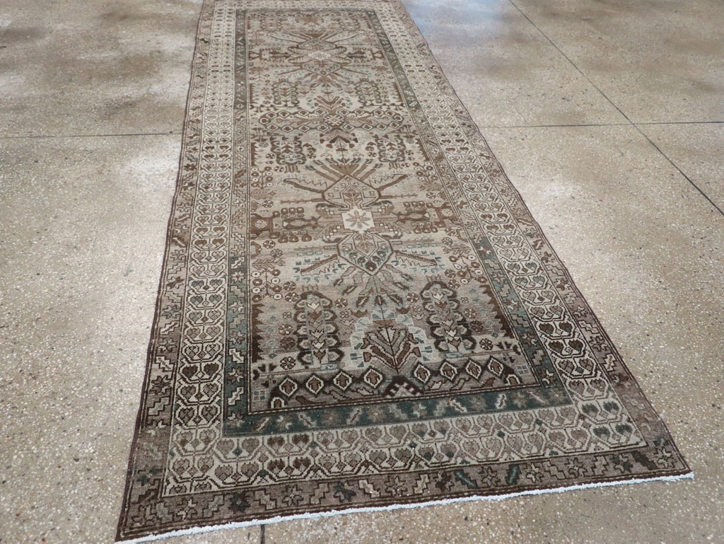 Vintage Persian Malayer Runner, No.32330 - Staging