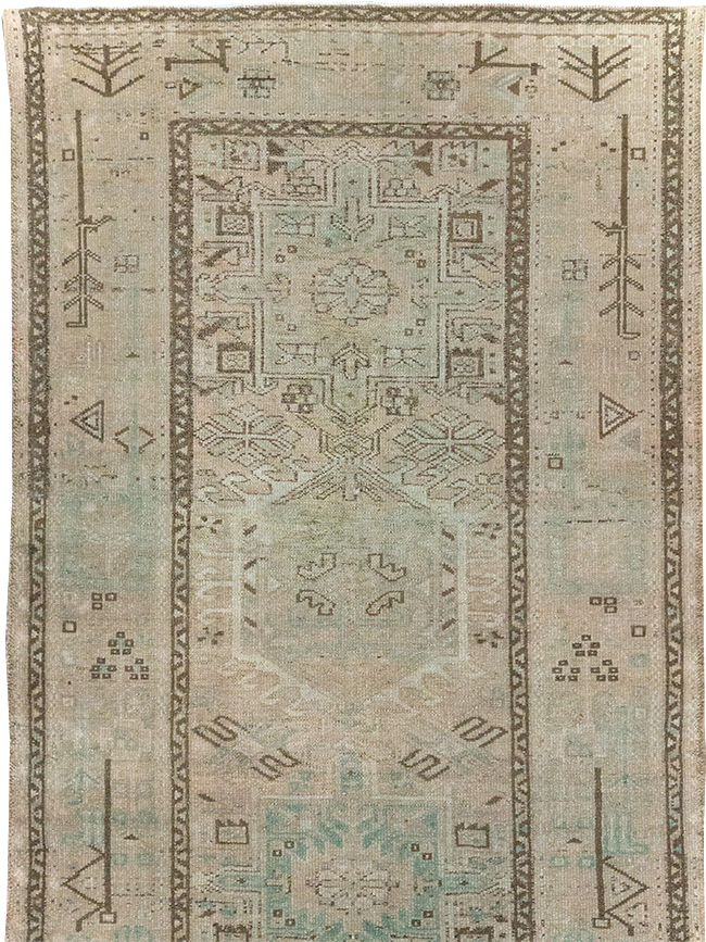 Vintage Persian Karajeh Rug, No.32331 - Staging