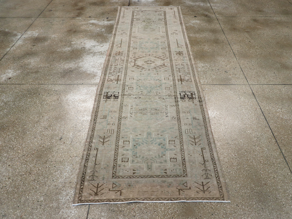 Vintage Persian Karajeh Rug, No.32331 - Staging