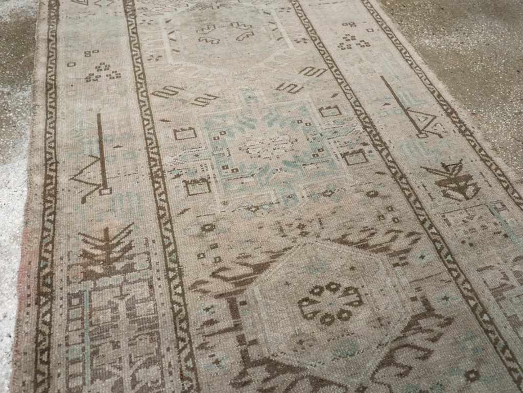 Vintage Persian Karajeh Rug, No.32331 - Staging