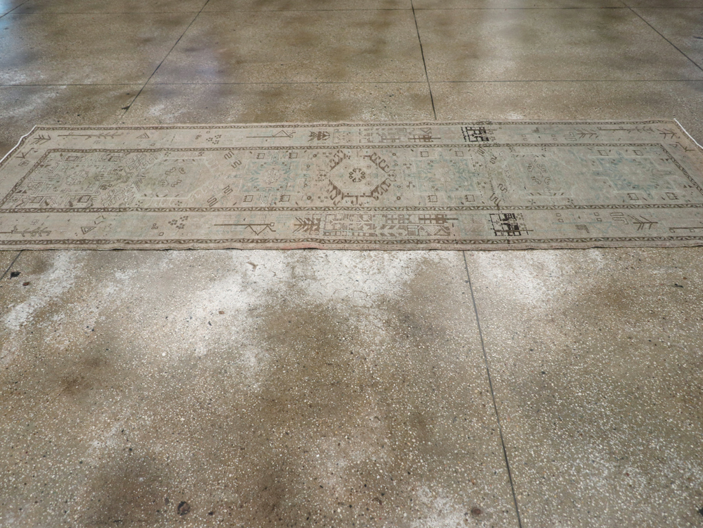 Vintage Persian Karajeh Rug, No.32331 - Staging