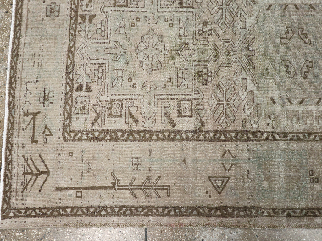 Vintage Persian Karajeh Rug, No.32331 - Staging