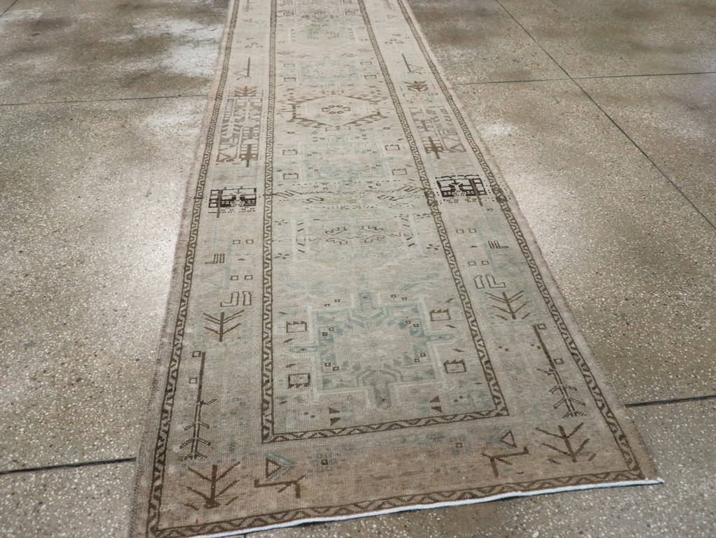 Vintage Persian Karajeh Rug, No.32331 - Staging