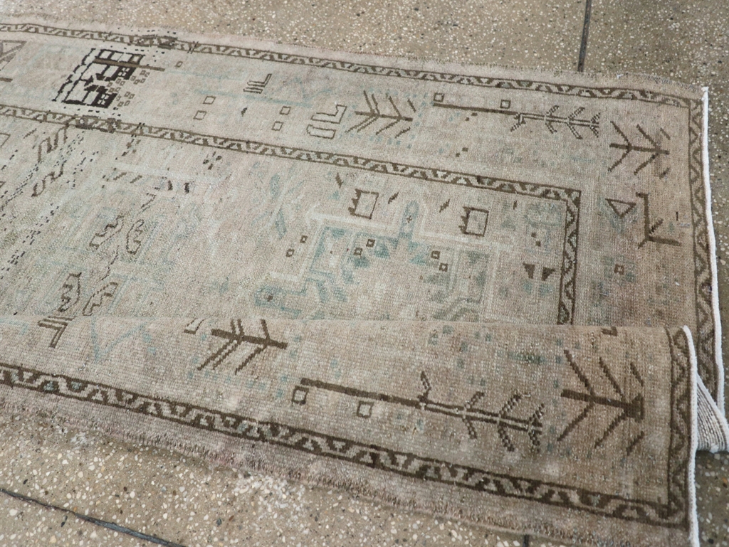 Vintage Persian Karajeh Rug, No.32331 - Staging