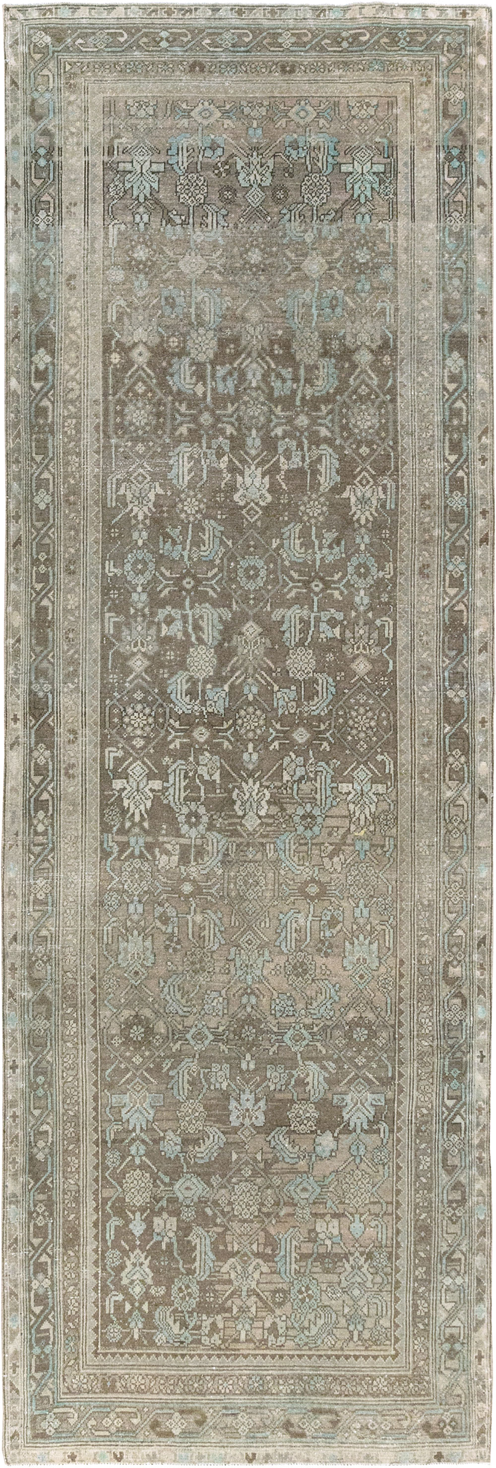 Vintage Persian Malayer Runner, No.32334 - Staging