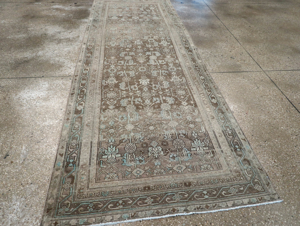 Vintage Persian Malayer Runner, No.32334 - Staging