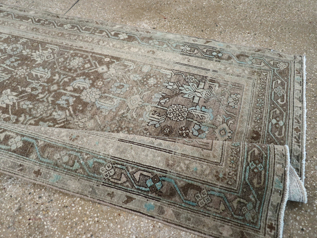 Vintage Persian Malayer Runner, No.32334 - Staging