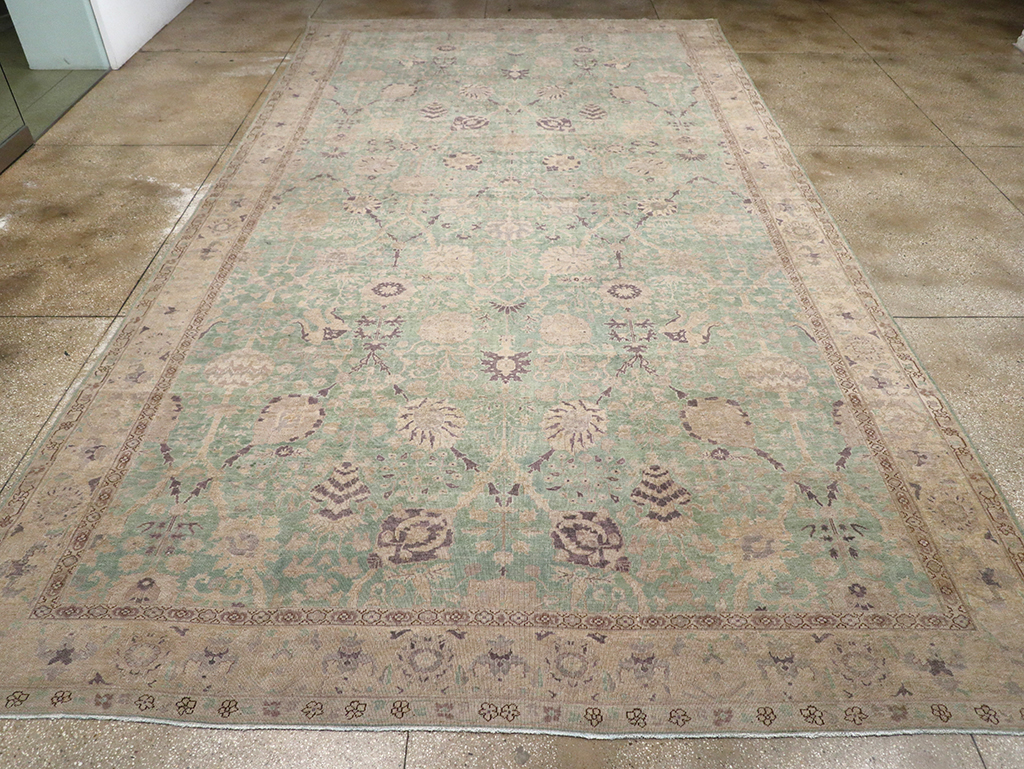 Antique Indian Lahore Oversize Carpet, No.32348 - Staging