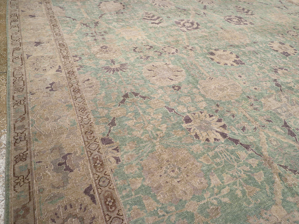 Antique Indian Lahore Oversize Carpet, No.32348 - Staging