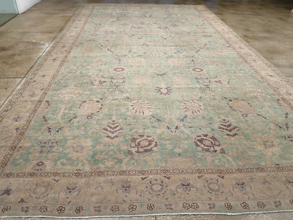 Antique Indian Lahore Oversize Carpet, No.32348 - Staging