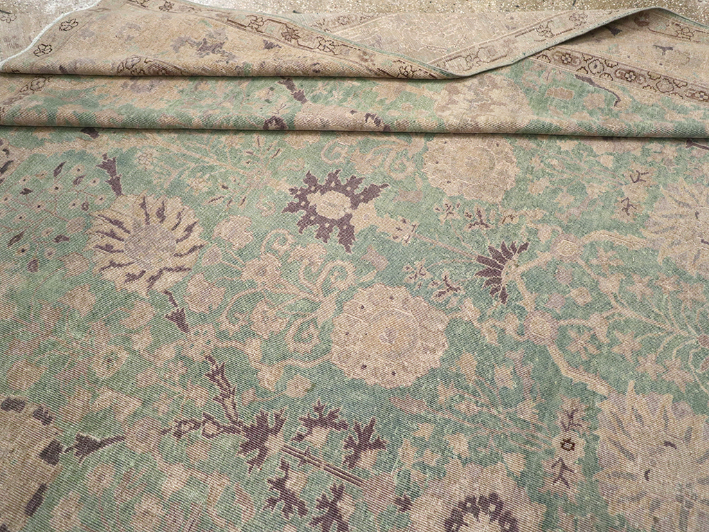 Antique Indian Lahore Oversize Carpet, No.32348 - Staging