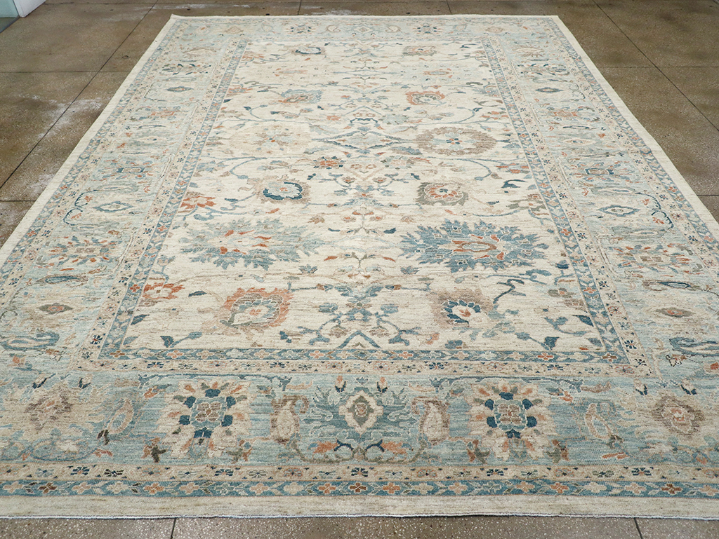 Modern Persian Sultanabad Large Room Size Carpet, No.32365 - Staging