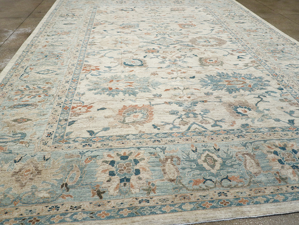 Modern Persian Sultanabad Large Room Size Carpet, No.32365 - Staging