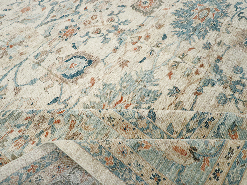 Modern Persian Sultanabad Large Room Size Carpet, No.32365 - Staging