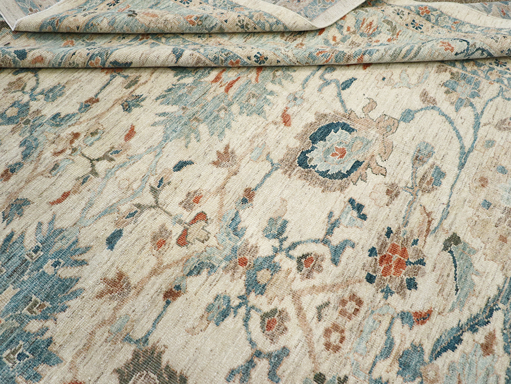 Modern Persian Sultanabad Large Room Size Carpet, No.32365 - Staging