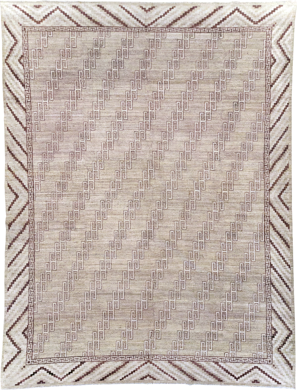 Modern East Turkestan Khotan Room Size Carpet, No.32394 - Staging