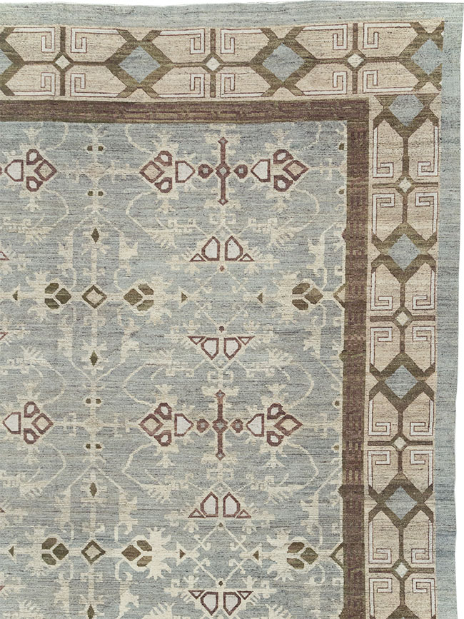 Modern East Turkestan Khotan Oversize Carpet, No.32395 - Staging