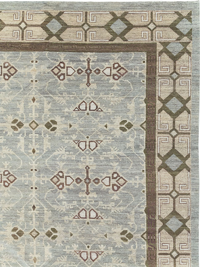 Modern East Turkestan Khotan Oversize Carpet, No.32395 - Staging