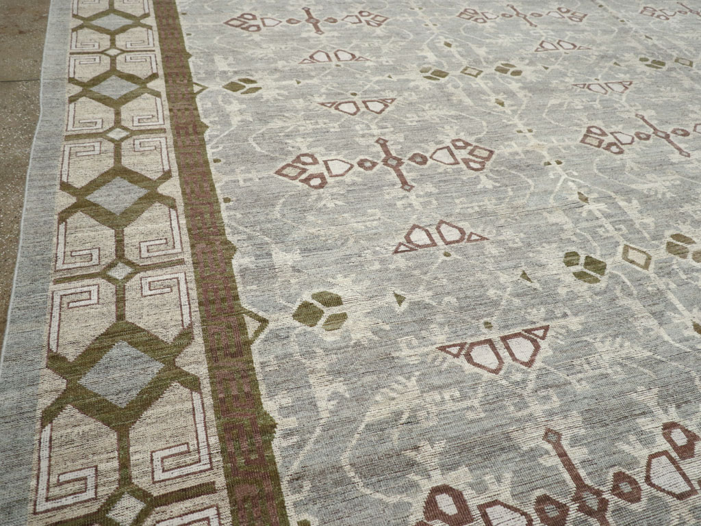 Modern East Turkestan Khotan Oversize Carpet, No.32395 - Staging