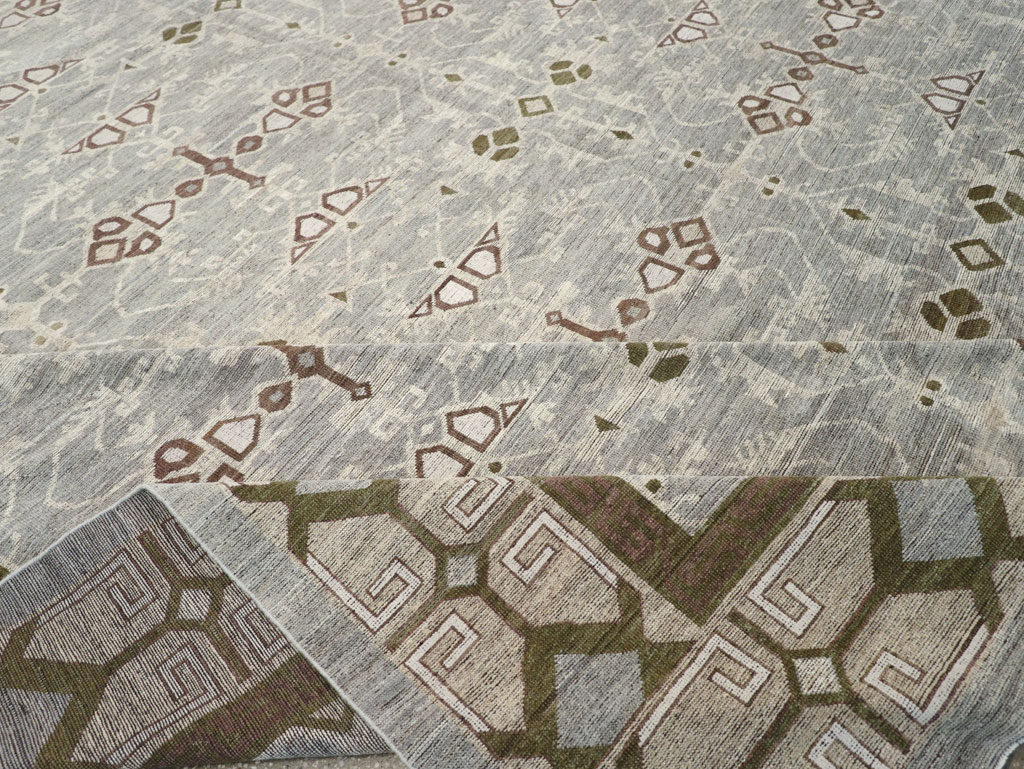 Modern East Turkestan Khotan Oversize Carpet, No.32395 - Staging