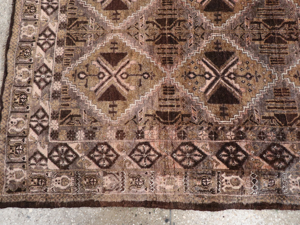 Vintage Persian Baluch Rug, No.32412 - Staging