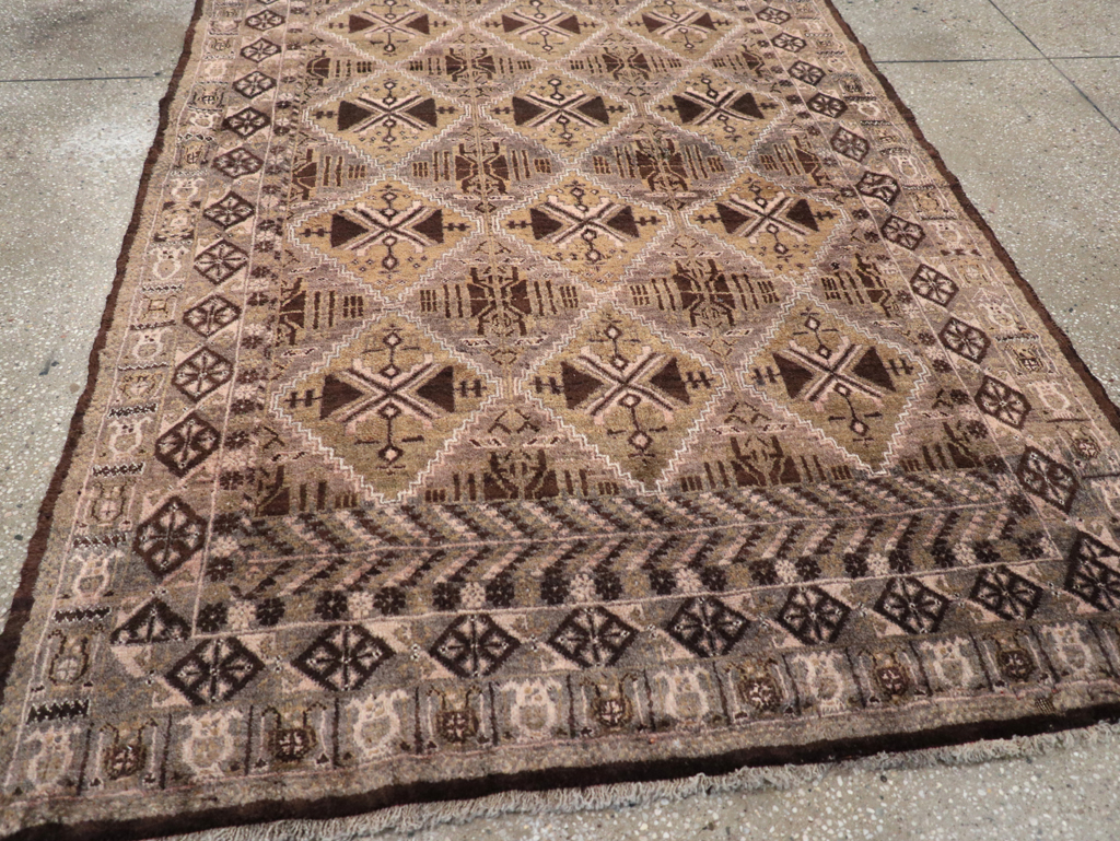 Vintage Persian Baluch Rug, No.32412 - Staging