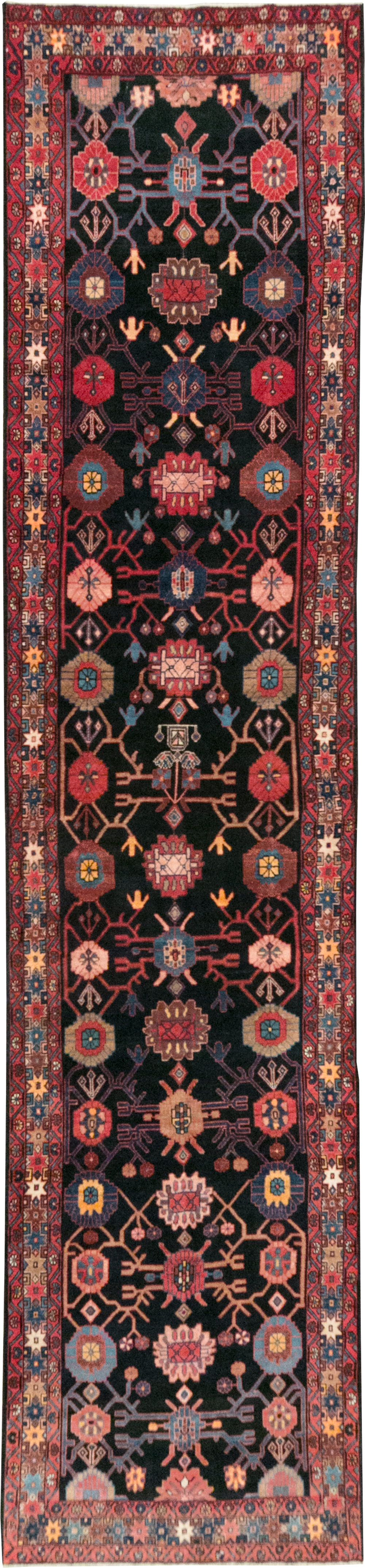 Vintage Persian Malayer Long Runner (Pair: 1 of 2), No.32424 - Staging