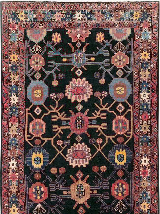 Vintage Persian Malayer Long Runner (Pair: 1 of 2), No.32424 - Staging