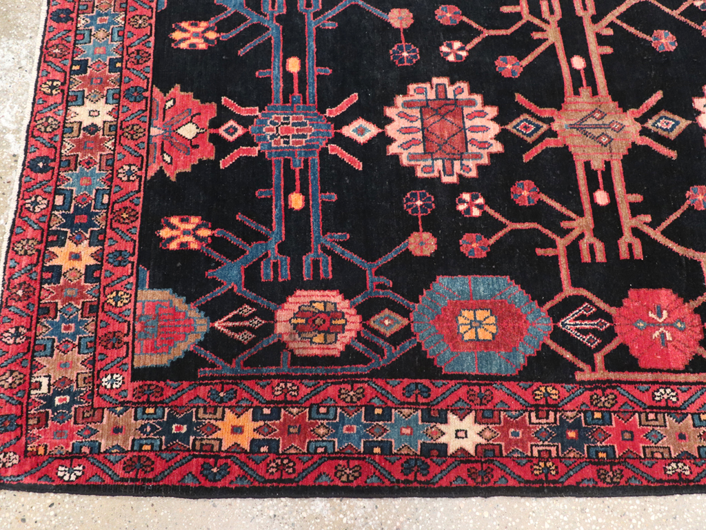 Vintage Persian Malayer Long Runner (Pair: 2 of 2), No.32425 - Staging
