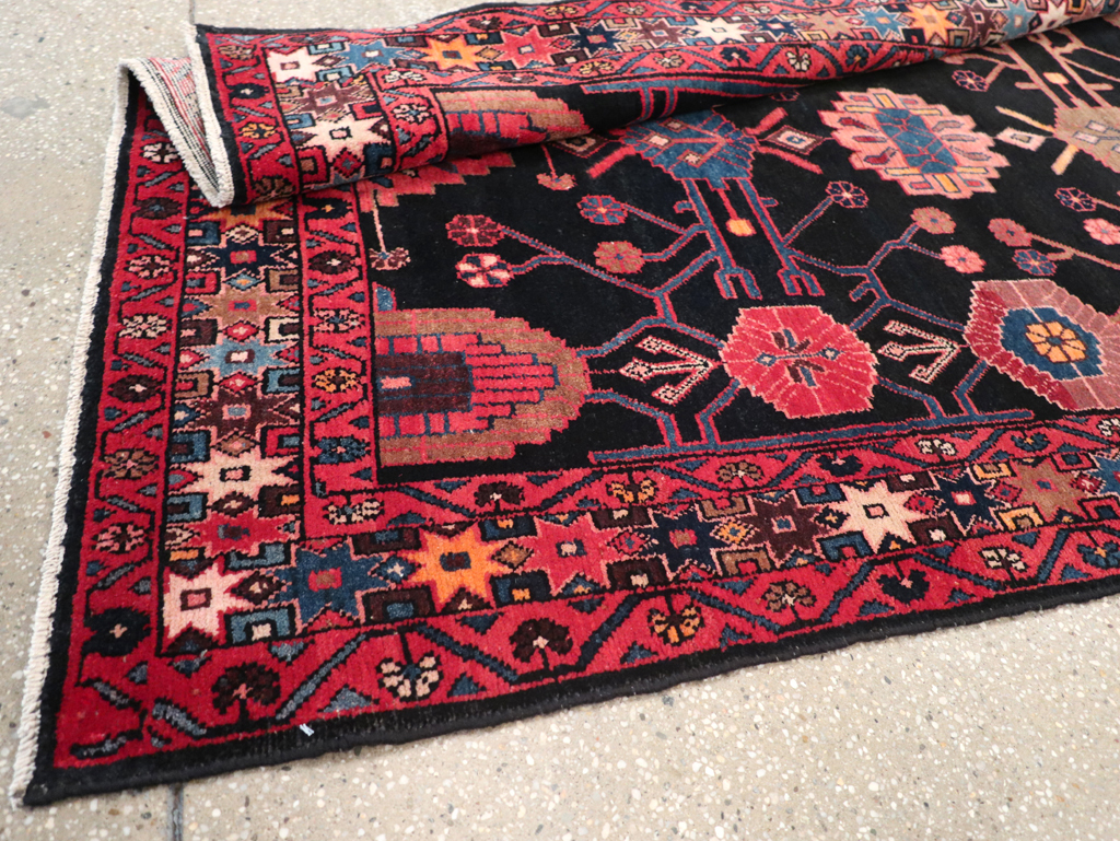 Vintage Persian Malayer Long Runner (Pair: 2 of 2), No.32425 - Staging