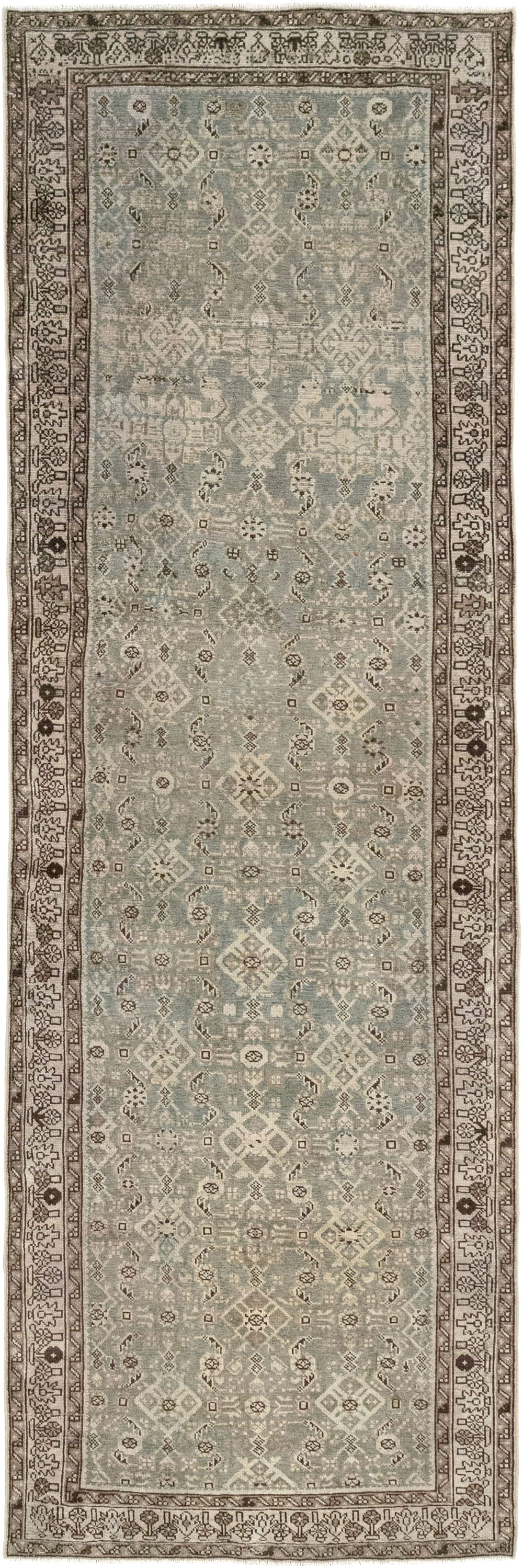 Vintage Persian Malayer Runner, No.32427 - Staging
