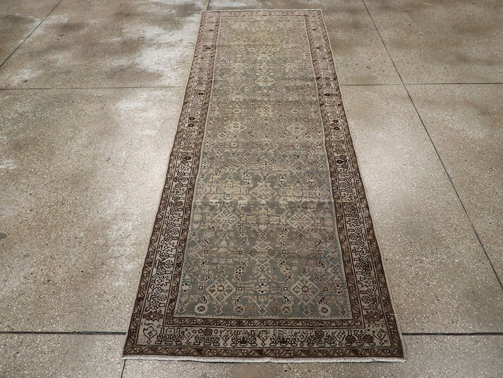Vintage Persian Malayer Runner, No.32427 - Staging