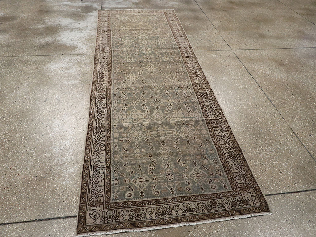Vintage Persian Malayer Runner, No.32427 - Staging