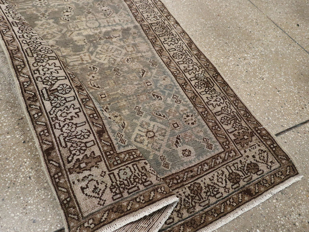 Vintage Persian Malayer Runner, No.32427 - Staging