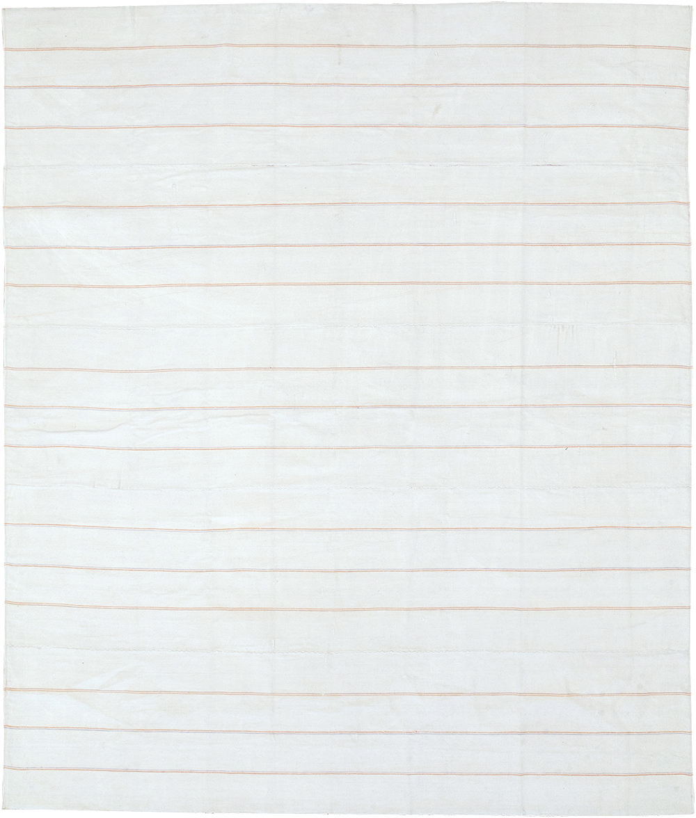 Vintage Persian Flatweave Kilim Room Size Carpet, No.32433 - Staging