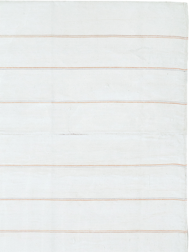 Vintage Persian Flatweave Kilim Room Size Carpet, No.32433 - Staging