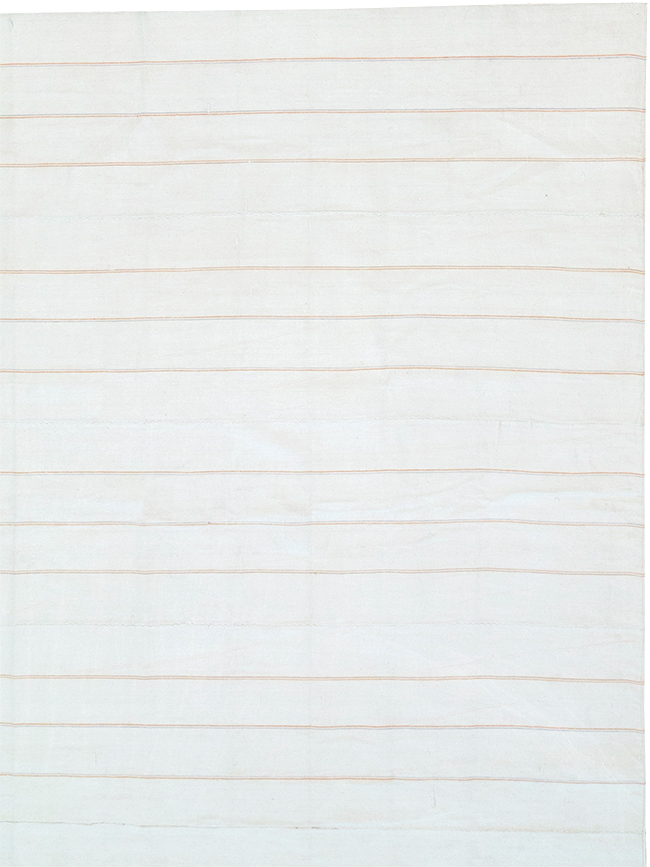 Vintage Persian Flatweave Kilim Room Size Carpet, No.32433 - Staging