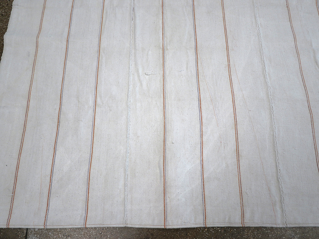 Vintage Persian Flatweave Kilim Room Size Carpet, No.32433 - Staging