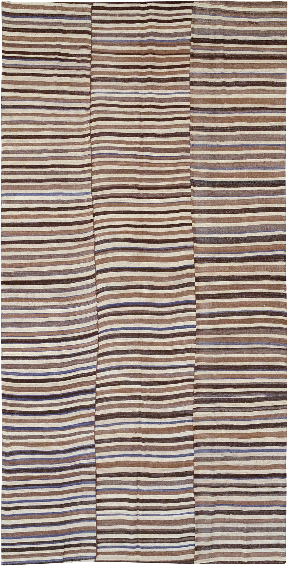 Vintage Persian Flatweave Kilim Gallery Carpet, No.32437 - Staging