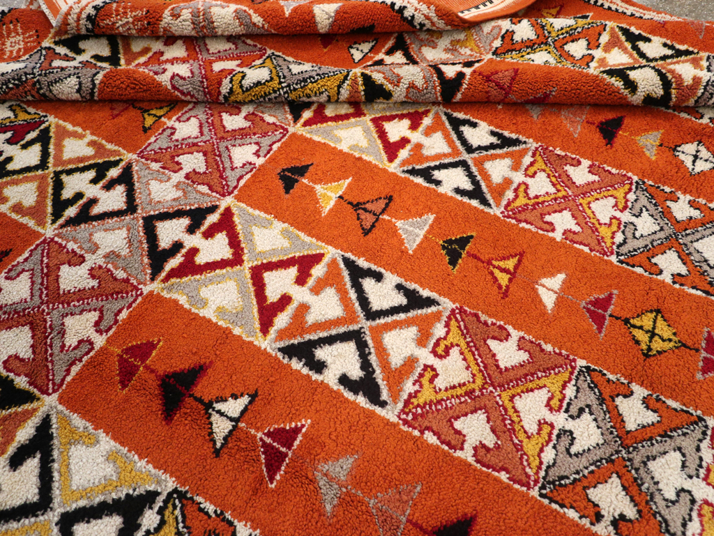 Vintage Moroccan Large Room Size Carpet, No.32470 - Staging